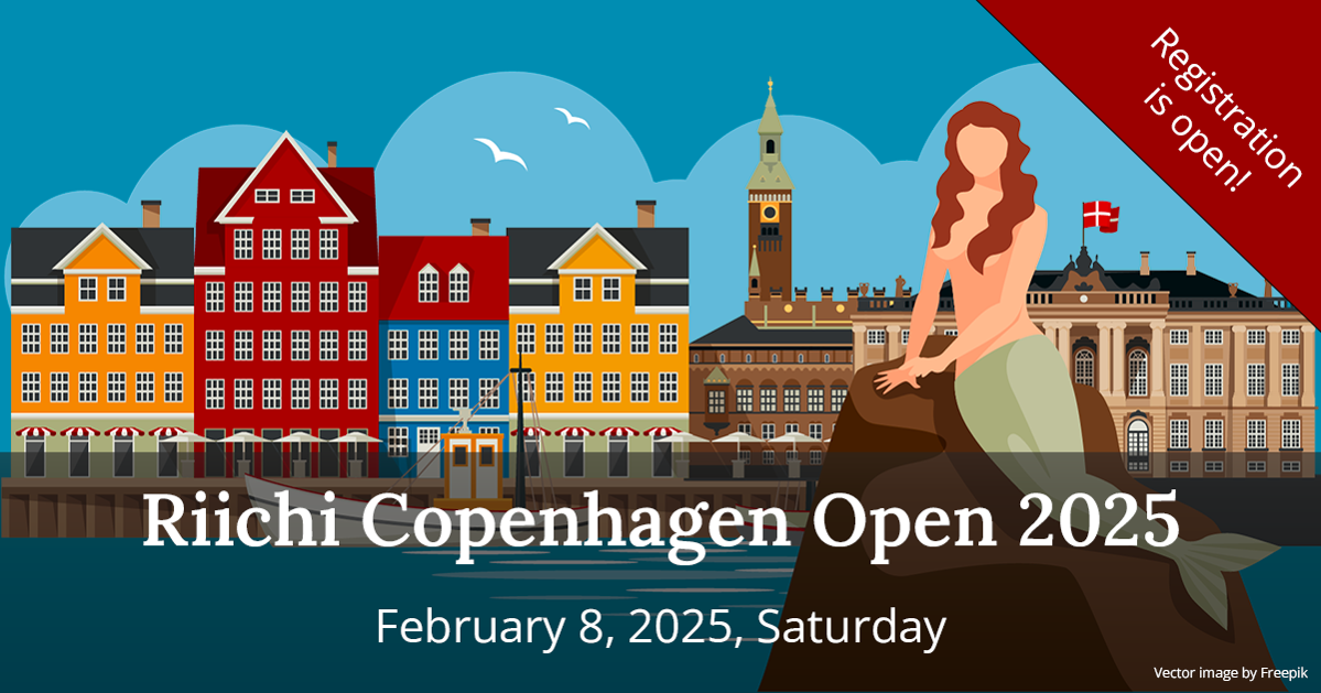 Riichi Copenhagen Open, 8 February, 2025